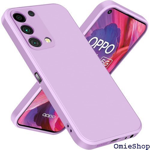 OPPO A54 5G ケース OPPO A74 5G トラップホール付き 一体型 保護カバー 紫 GJ-220 1018