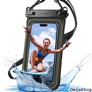 スポンジ・水に浮く スマホ 防水ケース LILIYYA 6 15 Galaxy Xperia 7"以内に対応 黒 1051