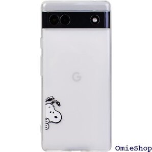スヌーピー Google Pixel 6a 用 ケース 防キズ 高耐久性 アンチ指紋 良質テクスチャー クリア 1202