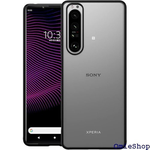 For Xperia1 III ケース SO-51B し エクスペリア ワン マークスリー ブラック+ホワイト 423