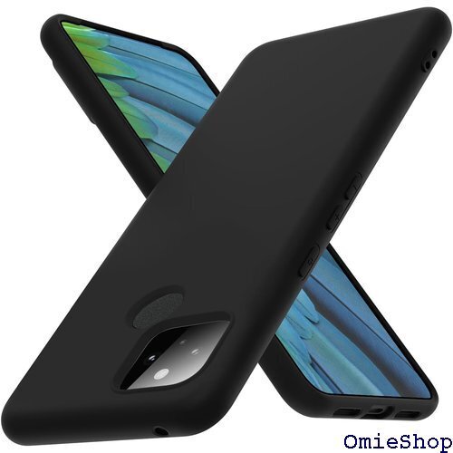 Google Pixel 4A 5G ケース シリコン 防止 滑り防止 ブラック 6-Pixel4A 5G-01 1500