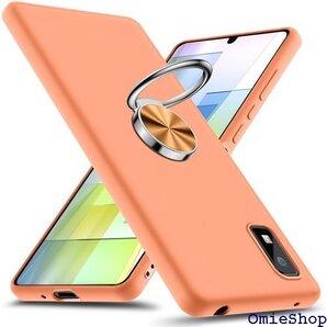 AQUOS Wish2 ケース AQUOS Wish 滑り止め 防塵 保護ケース オレンジ KC-8-257 1611