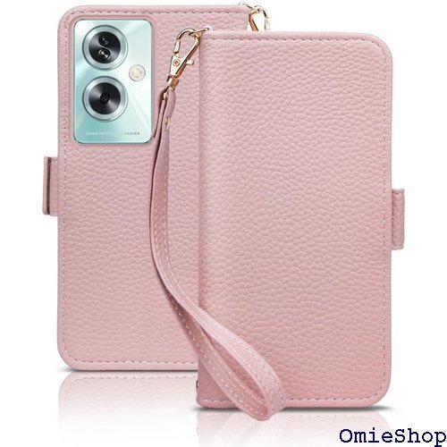 SZJAMIE OPPO A79 5G ケース 手帳型 マホケース OPPO A79 5G対応アプリコットピンク 1744