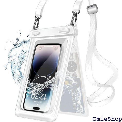 防水 ケース スマホ 防水バック 2024強化版&ダブ プール 釣り 雨 潜水 水泳 雪 温泉など適用 ホワイト 1795