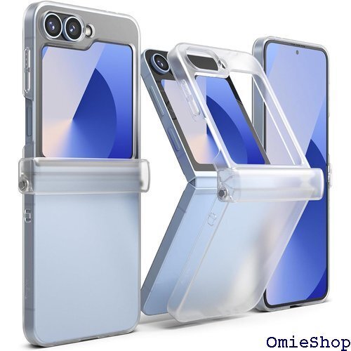 Ringke Galaxy Z Flip 6 ケース プ6 アクセサリーホールあり - Matte Clear 1947