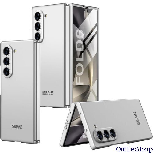Miimall 対応 Galaxy Fold6 ケース ase カバー ギャラクシーZフォールド6対応 シルバー 1979