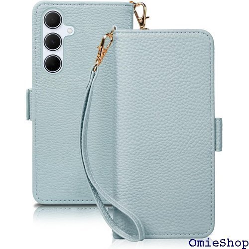 SZJAMIE Galaxy A55 5G ケース 手 xy A55 5G SC-53E/SCG27 対応ブルー 2144