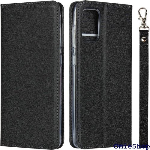 for Galaxy A51 5G ケース 手帳型 S ト 磁気閉鎖 ベルトなし 軽量 スプラット同梱 ブラック 2521
