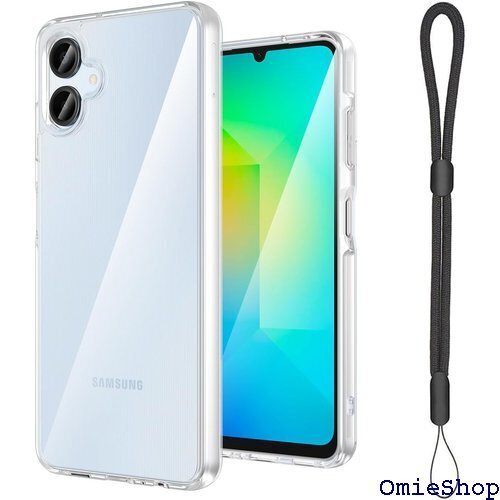 Galaxy A25 5G ケース『AFINER』新型 ラップホール付 長さ 調整可能 落下 & 紛失防止 透明 2752