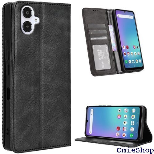 Galaxy A25 5G SC-53F ケース MA スタンド機能付き 全面保護 マグネット 吸着 ブラック 2763