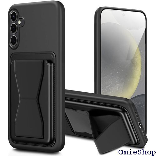 Galaxy S25 5G ケース カード収納 スタン マホケース バンド付き スタンド機能 耐久 滑り止め 黑 2817