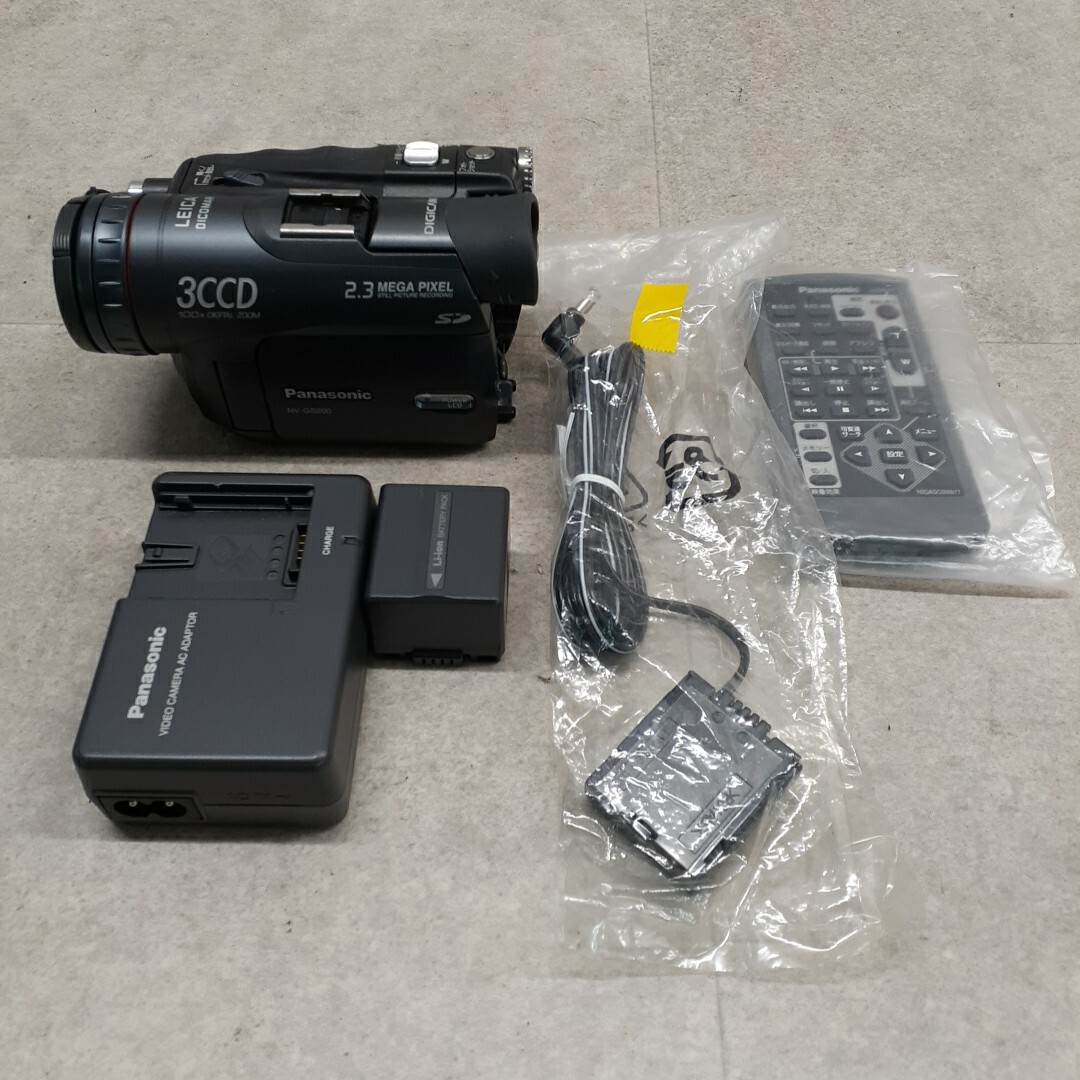 美品 撮影再生ダビングOK Panasonic NV-GS200 付属品あり