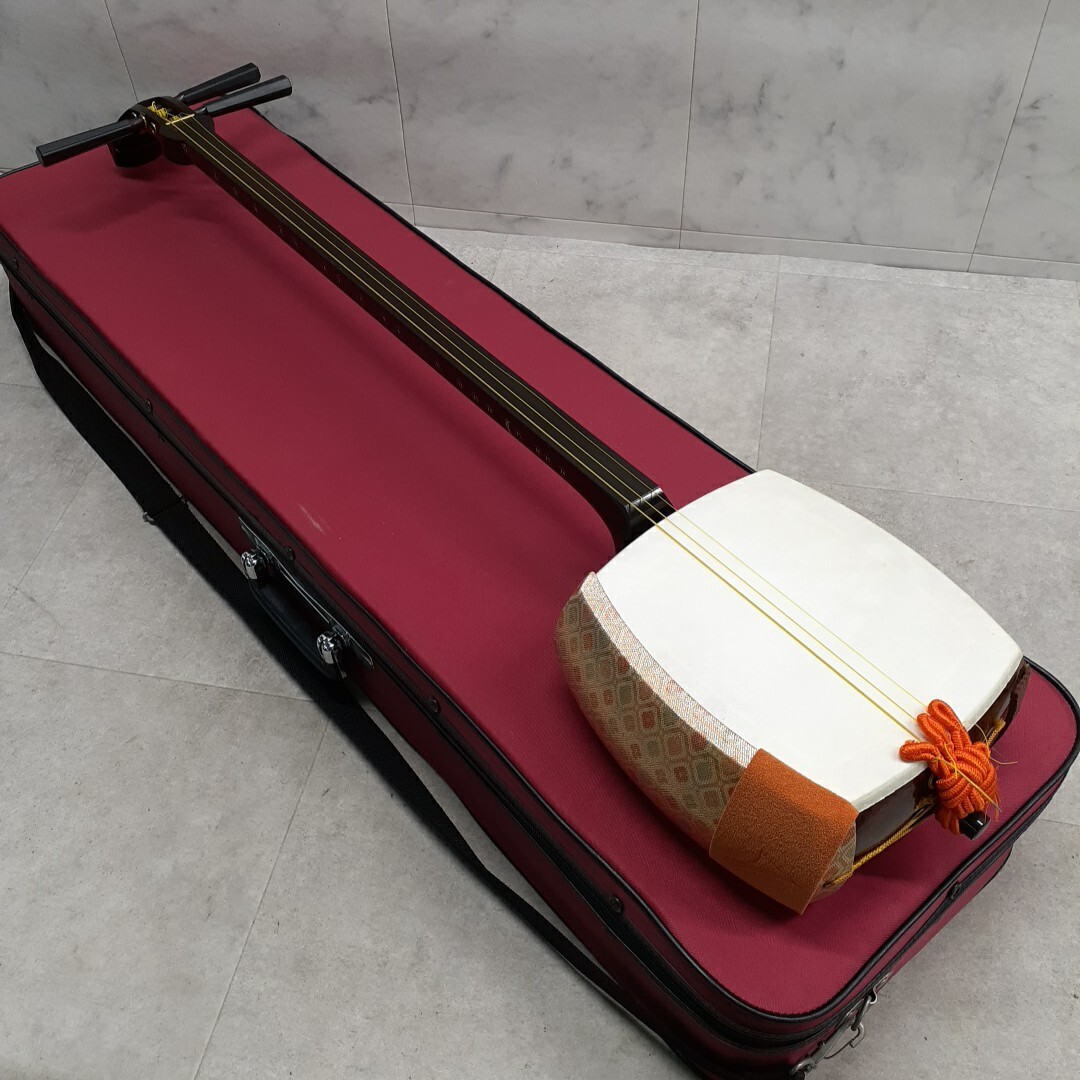 津軽三味線 太棹 東さわり 紅木 ハードケース付 和楽器