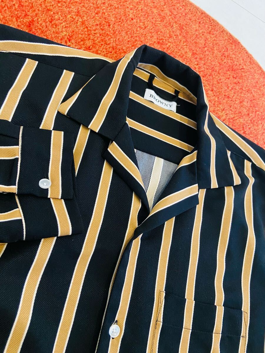 ドライボーンズ　ロカビリー　オープンカラーシャツ Dry Bones ドライボーンズ 春夏☆ ストライプ 半袖 オープン