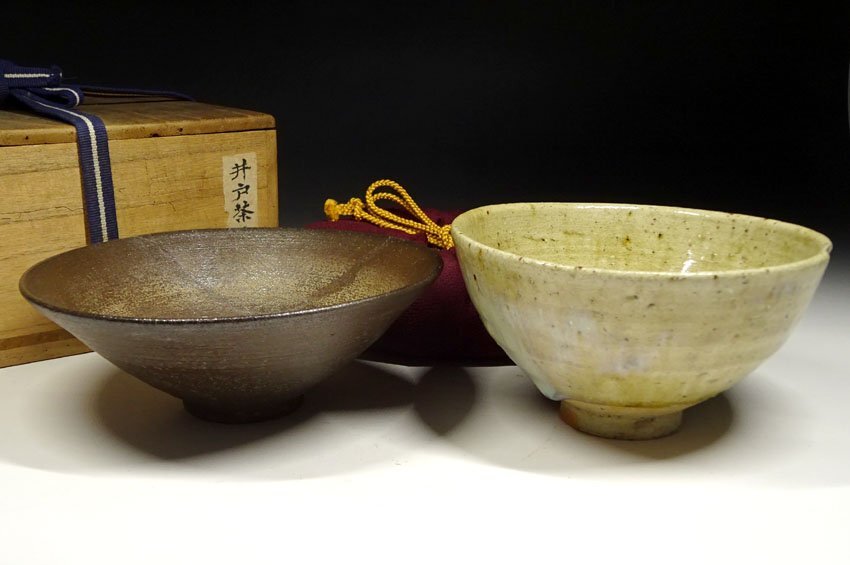 高感度ショップで2023年売れたブランド Yahoo!オークション -「李朝 井戸茶碗」の落札相場・落札価格 工芸品