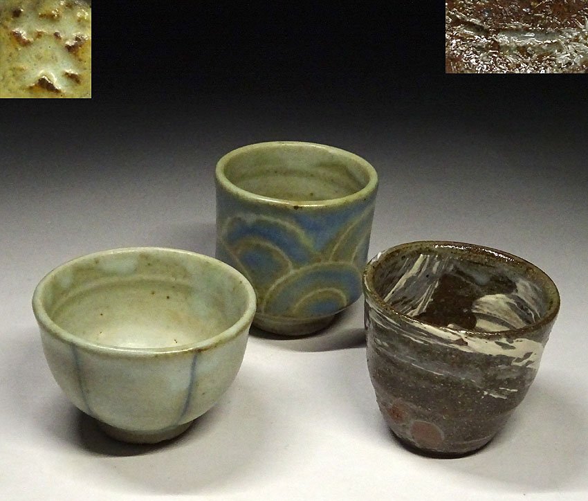 焼締め植木鉢（大）受皿付 陶器（信楽焼）製【SO-8990・9745