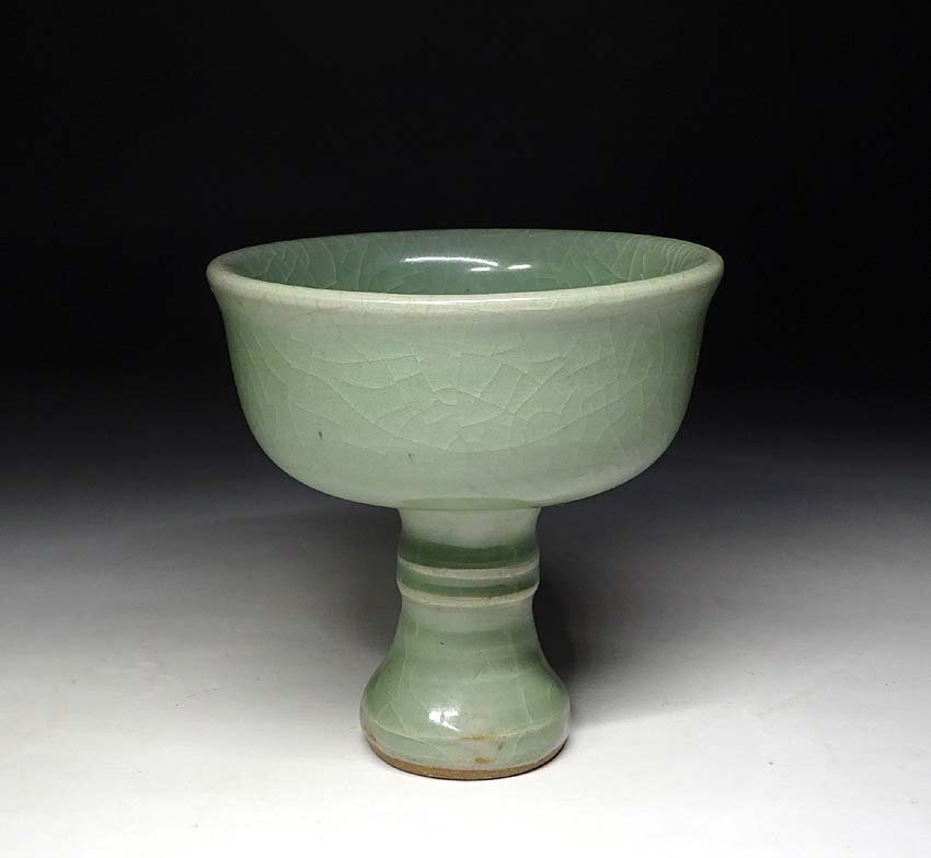 中国美術 龍泉窯 青磁 茶碗 酒盃 C R7904