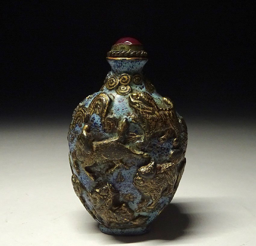 【希少品】時代物　赤珊瑚釉鈞窯花瓶　古美術 希少品】時代物 赤珊瑚釉鈞窯花瓶 古美術