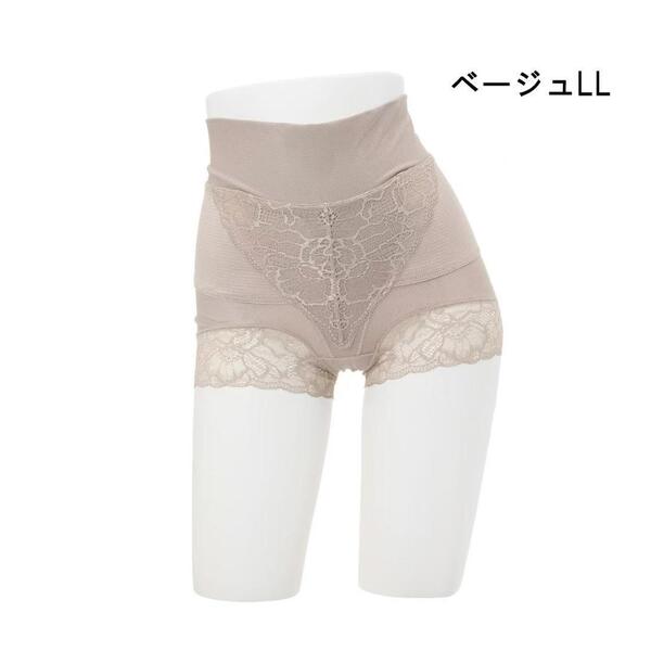 LLサイズ ベージュ 柔ら美人 骨盤ベルト付き 股関節ショーツ