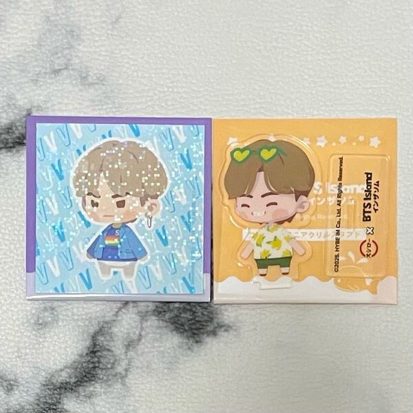 スシロー インザスシロー インザソム BTSミニアクリルスタンド ステッカー V テテ