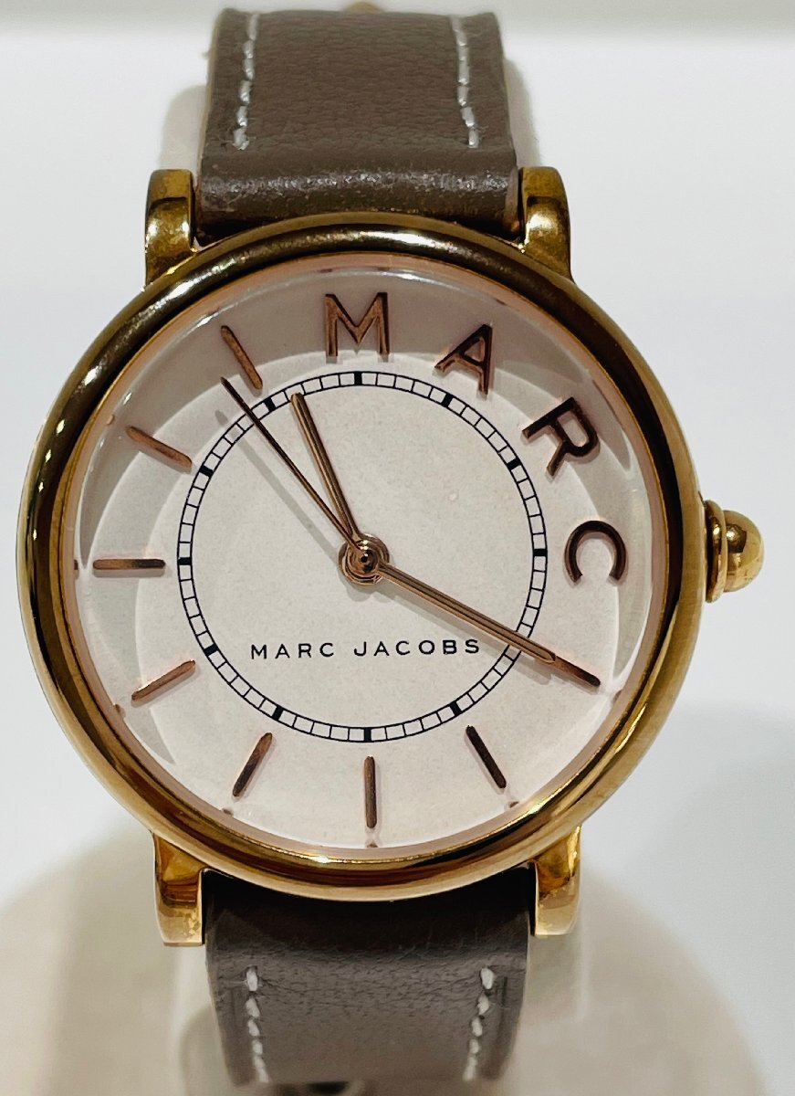稼働 MARC JACOBS 腕時計 レザー MJ1502 レディース l Yahoo!オークション -「マークジェイコブス 時計 レディース