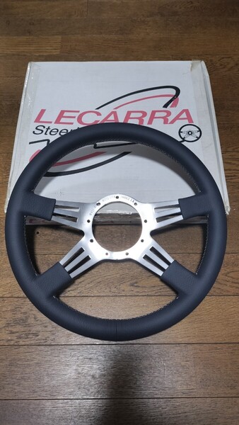 ★張り替え済み★レカラ本革ステアリング★検/モトリタビレットスペシャリティーズバドニックカリフォルニアカスタムアメ車旧車当時物絶版