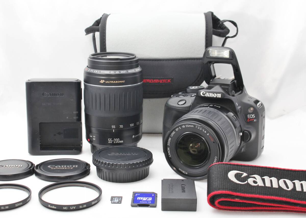 WEB限定】 Canon純正 55-200mm 望遠レンズ 美品 a3741 レンズ