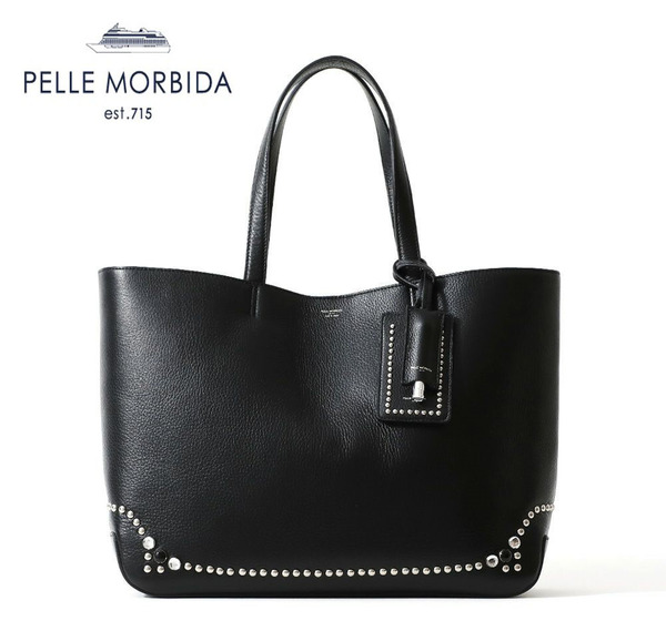 ○★新品未使用 PELLE MORBIDA (ペッレモルビダ) ロンドン トートバッグ ブラック★○