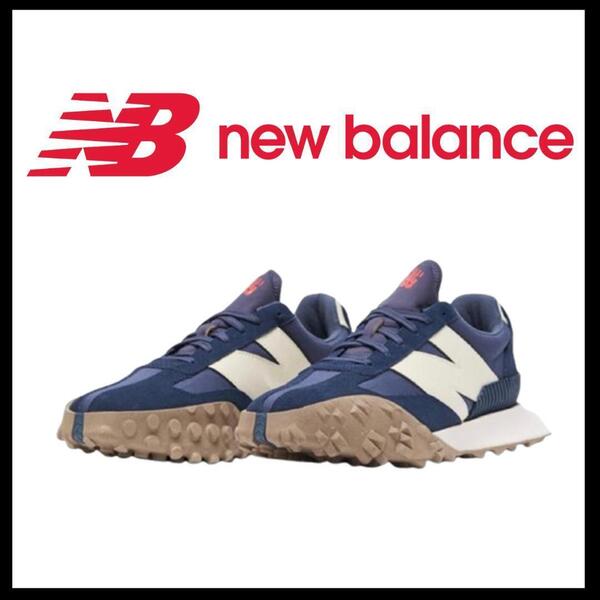 ○★新品未使用 New Balance UXC72 定番カジュアルスニーカー ネイビー 27.5cm(ニューバランス)★○
