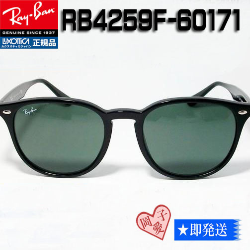 ケース無し ★RB4259F-60171★新品未使用 RayBan レイバン サングラス ブラック RB4259F-601/71