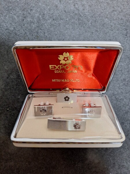 タイピン 大阪万博 万国博覧会 エキスポ EXPO70 カフス ネクタイピン バッジ