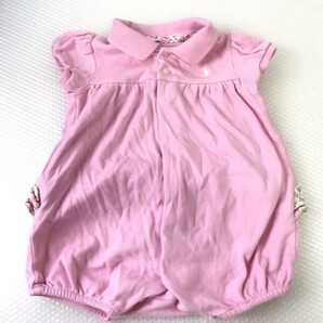 Ralph Lauren★ベビー服/半袖/ロンパース【baby size-6M 70/44/ピンク/pink】◆BH45