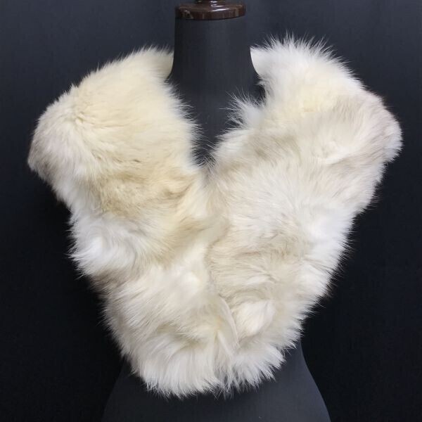 オスロ ロワジール/OSLO LOISIR★SAGA FOX/サガフォックス/ファーティペット【幅10-16cm/全長122cm/白系/white】成人式/着物/tippet◆pCM90