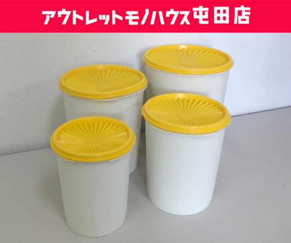 ビンテージタッパーウエア グランプリデコレーター 4個セット 安いタッパーウェア グランプリデコレーターセットの通販商品を