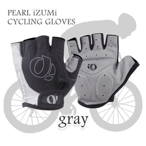 新品 Pearl I z u m i サイクリング グローブ 手袋 (グレー)L トレーニング スポーツ MTB ロードバイク 送料無料