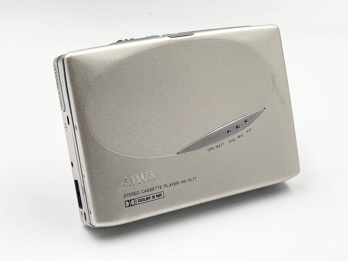 【超美品、ジャンク】 AIWA カセットプレーヤー HS-PL77 Yahoo!オークション -「hs-pl77」の落札相場・落札価格