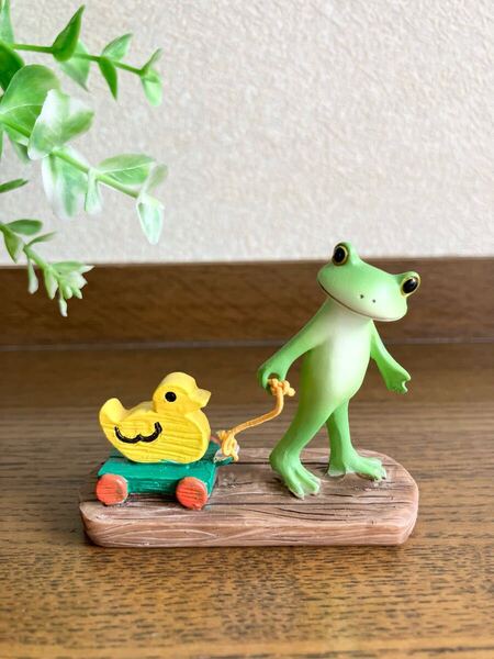 カエルのマスコット♪ Copeau コポー 後についてきてね かえるの置物