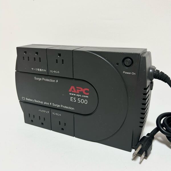 APC ES500 無停電電源装置 ブラック 無停電電源装置 ジャンク品