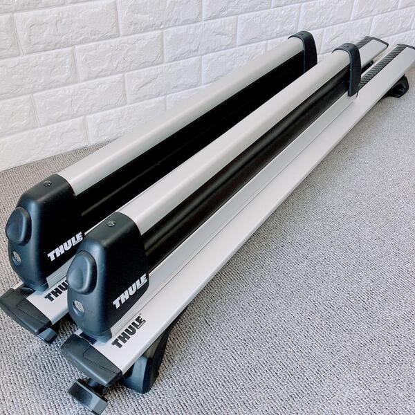 THULE スーリー 757 ラピッドルーフレール スキーキャリア フット バー