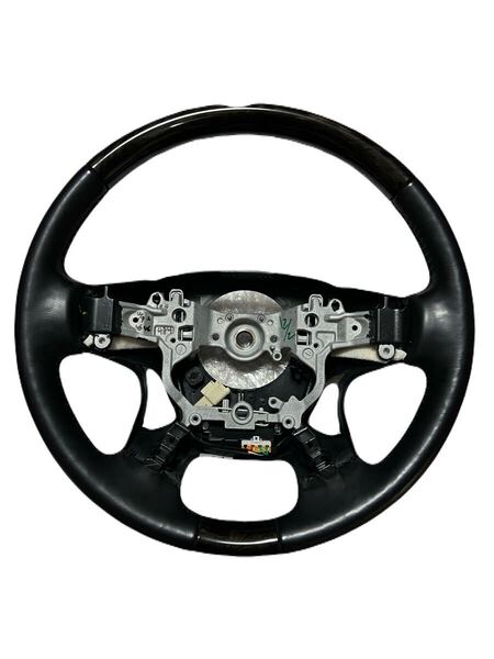 GS120-06680 トヨタ アルファード 30 ヴェルファイア 後期 美品 ヒーター ウッドステアリング