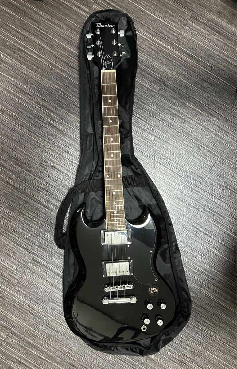 生産終了 Maestro by Gibson SG ブラック マエストロ - メルカリ