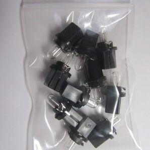 パチスロ ウェッジ球 電球 T5 黒 10個セット サミー純正(ドア裏・パネル)北斗の拳/SE/2 ガメラHGV カイジ 鬼武者3 アラジン2