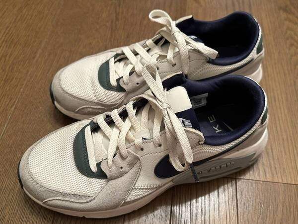 NIKE AIRMAX EXCEE 133SAIL/MNNAVY ナイキ エアーマックス エクシー ベージュ/セール/ネイビー 2024年購入 26.5cm