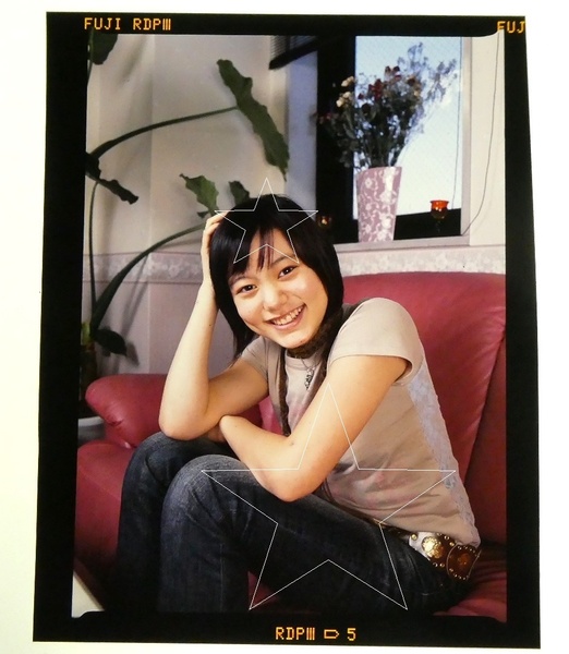 鈴木杏 ポジフィルム 6カット 50㎜×60㎜ 写真 美品 『リターナー』主演