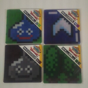 すドラゴンクエスト ふくびき所スペシャル お家でつかおうかざろう編 H賞 ドットマップコースター 全4種セット