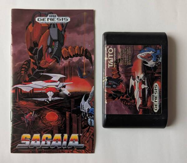 サーガイア (ダライアスII) SAGAIA Darius 2 北米版 ★ MD メガドライブ SEGA GENESIS