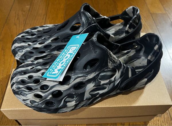 MERRELL メレル ハイドロ モック ブラック サンダル 27cm クロッグ HYDRO MOC ブリンドル(brindle)
