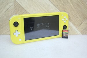 ☆【1K0605-27】 Nintendo ニンテンドー 任天堂 SWITCH LITE スイッチライト HDH-001 マインクラフトソフト付 イエロー ジャンク