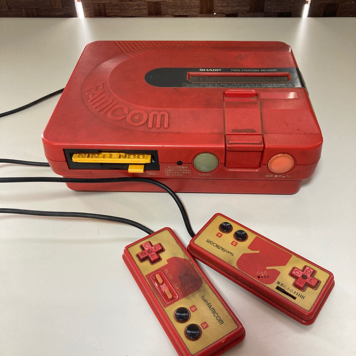 FC シャープ ツインファミコン AN-500R本体 ジャンク品 SHARP 完