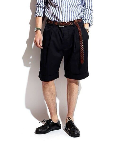 ENGINEERED GARMENTS for FREAK'S STORE ショートパンツ 30インチ 別注 ショーツ ネイビー エンジニアドガーメンツ メンズ 古着